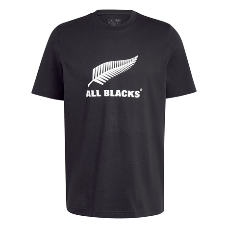 All Blacks Mens Logo Tee 25/26 Black - Front