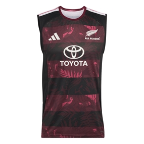All Blacks Mens 'Greatest Rivalry' Training Vest 26/27 Maroon - Front View