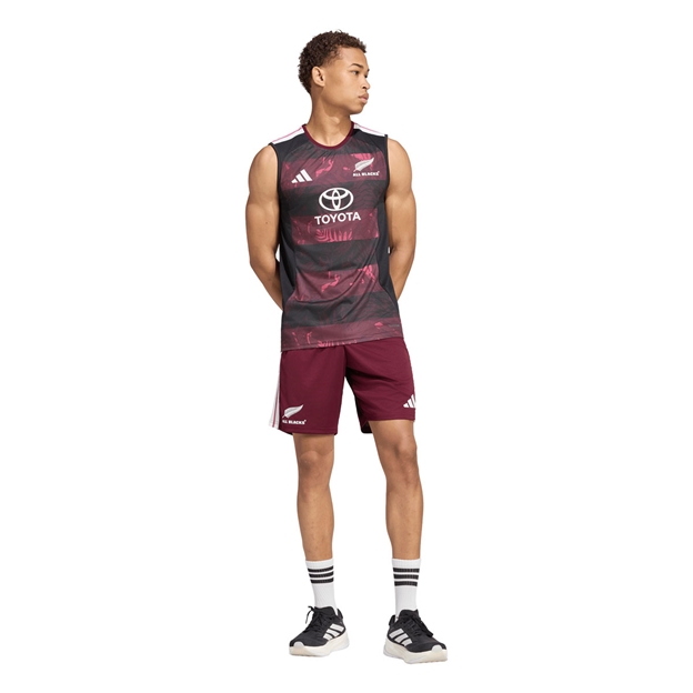 All Blacks Mens 'Greatest Rivalry' Training Vest 26/27 Maroon - Model Standing View