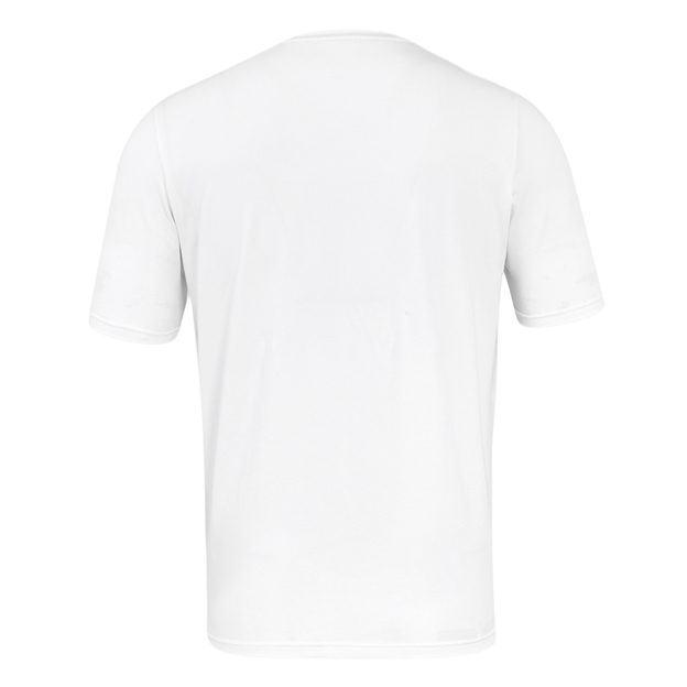 England Mens Travel Short Sleeve Tee 25-26 Bright White - Back