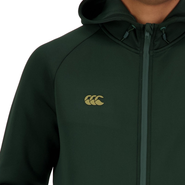 Canterbury Mens Everest Full Zip Hoodie - Green