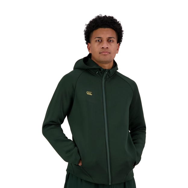 Canterbury Mens Everest Full Zip Hoodie - Green