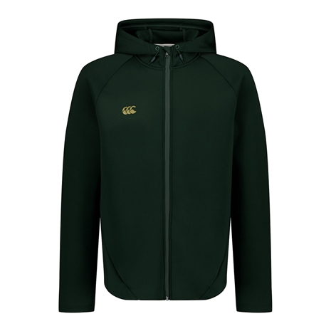 Canterbury Mens Everest Full Zip Hoodie Green - Front