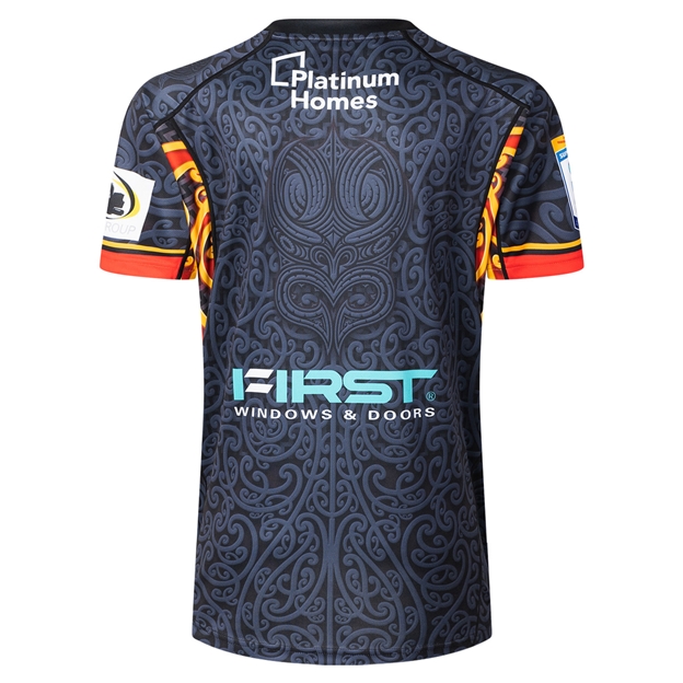 Chiefs Mens Home Rugby Shirt 2026 Black - Back