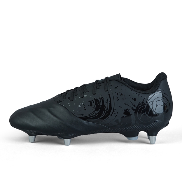 Canterbury Adults Phoenix Genesis Team Soft Ground Rugby Boots - Black
