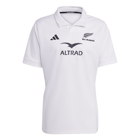 All Blacks Away Rugby Shirt 25/26 White - Front