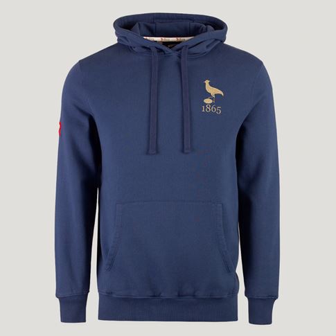 Uruguay 1865 Pure Cotton Hoodie – Petrol Blue