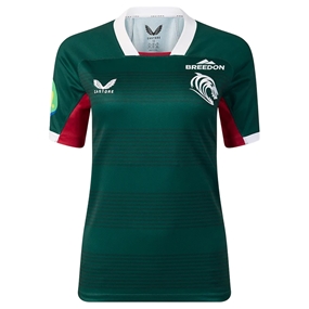 Leicester Tigers Womens Home Rugby Shirt 26/27 Botanical Garden - Front View