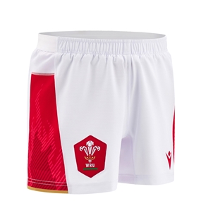 Wales Kids Home Rugby Shorts - 2025 - Front