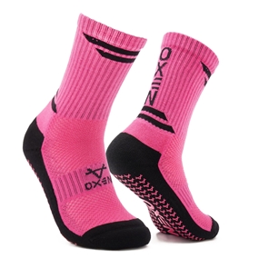 Oxen Grip Socks Pink:Black - Front