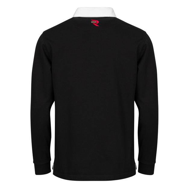 Rugby 1823 Adults Rugby Shirt Black - Back View