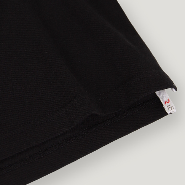 New Zealand 1884 Heritage Pure Cotton Rugby Shirt - Long Sleeve - Black