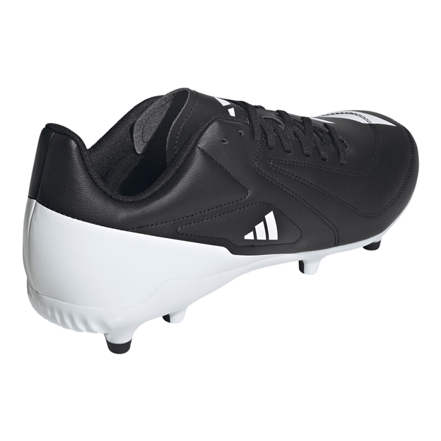 adidas Adults RS15 Firm Ground Rugby Boots Black - Back