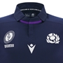 Scotland Mens WRWC 2025 Home Rugby Shirt Navy - Close-up 