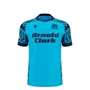 Scotland Junior Training Rugby Shirt 25/26 Neon/Sky - Front 
