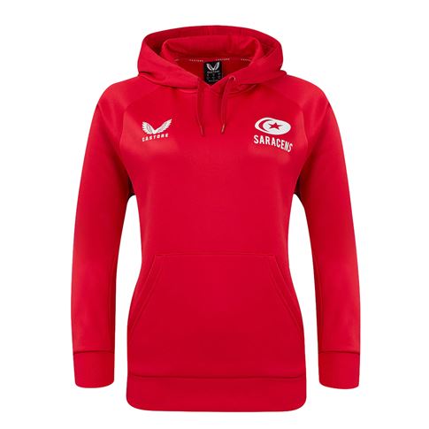 Saracens Womens Hoody 24/25 - Front Saracens Womens Hoody 24/25 - Front