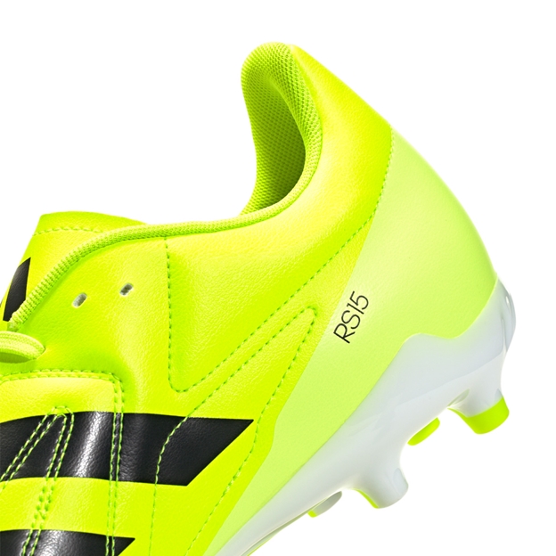adidas Adults RS15 Firm Ground Rugby Boots Yellow - Heel