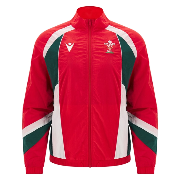 Wales Mens Heritage Retro Jacket 26/27 Red - Front View