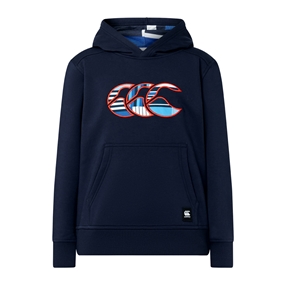 Canterbury Kids Uglies Hoodie Navy - Front View