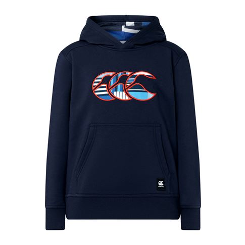 Canterbury Kids Uglies Hoodie Navy - Front View