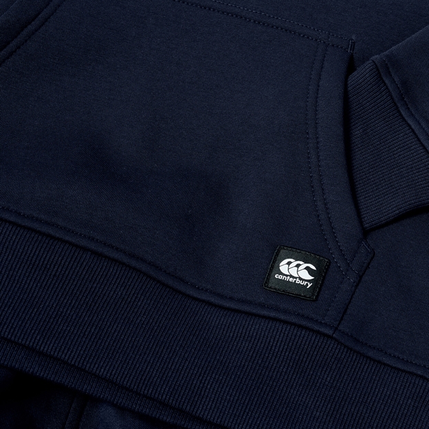 Canterbury Kids Uglies Hoodie Navy - Pocket Close-up