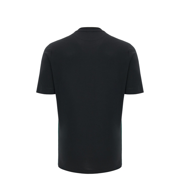 Wales Kids Travel T-Shirt 26/27 Black - Back View