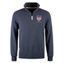 R1823 USA 1874 Quarter Zip Top - Petrol Blue 