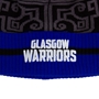 Glasgow Warriors Pom Pom Beanie 25/26 Black - 3D Embroidery 