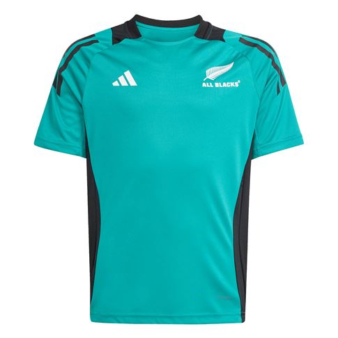 All Blacks Kids Performance Tee 25/26 Blue - Front All Blacks Kids Performance Tee 25/26 Blue - Front