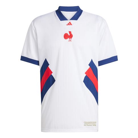 France Mens Champions 2026 Leisure Jersey White - Front