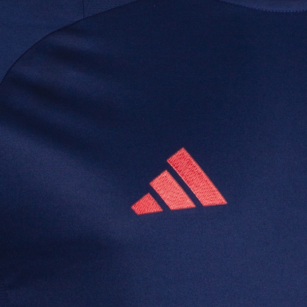 France Mens Performance T-Shirt - Dark Blue 2025 - Adidas