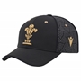 Wales Adults Baseball Cap Curve Visor - Black 2025 - Front 