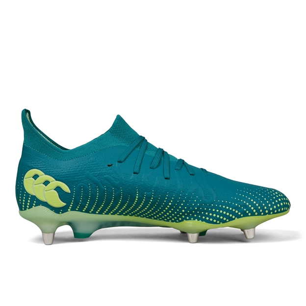 Canterbury Adults Speed Infinite Elite SG Rugby Boots Green - Instep