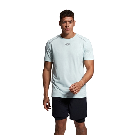 Canterbury Mens Vapordri Training T-Shirt Skylight - Front