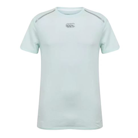 Canterbury Mens Vapordri Training T-Shirt Skylight - Front View
