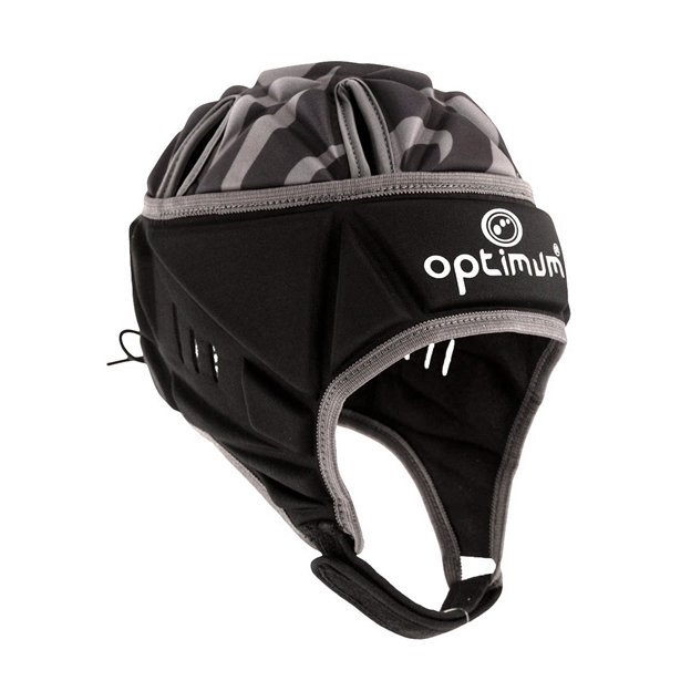 Optimum Kids Razor Headguard Black/Silver - Front