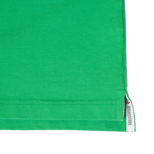 Ireland Mens Legends of 2026 Classic Rugbystore Rugby Shirt Green - Hem Close-up