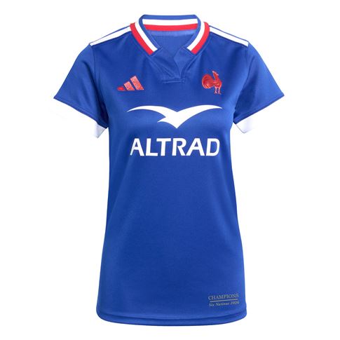 France Womens Champions 2026 Home Rugby Shirt 25/26 Lucid Blue - Front