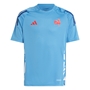 France adidas Junior Performance T-Shirt - Focus Blue 2024 - Front 