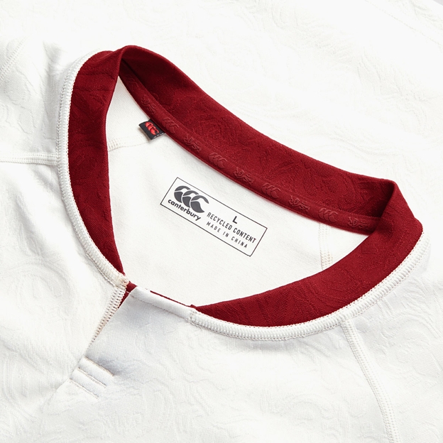 British and Irish Lions Training Jersey Cream - Collar