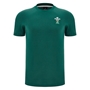 Wales Mens Cotton Fanline T-Shirt 25/26 Green - Front 