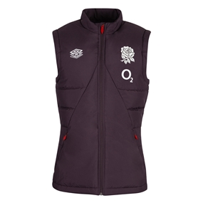 England Mens Gilet Nightshade 24/25 - Front