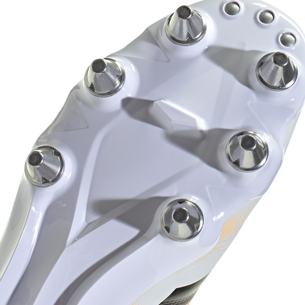 adidas Adults Kakari RS Soft Ground Rugby Boots White - Forefoot Close-up