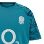 England Kids Performance Short Sleeve Tee 25/26 Reflecting Pond - RFU Rose 