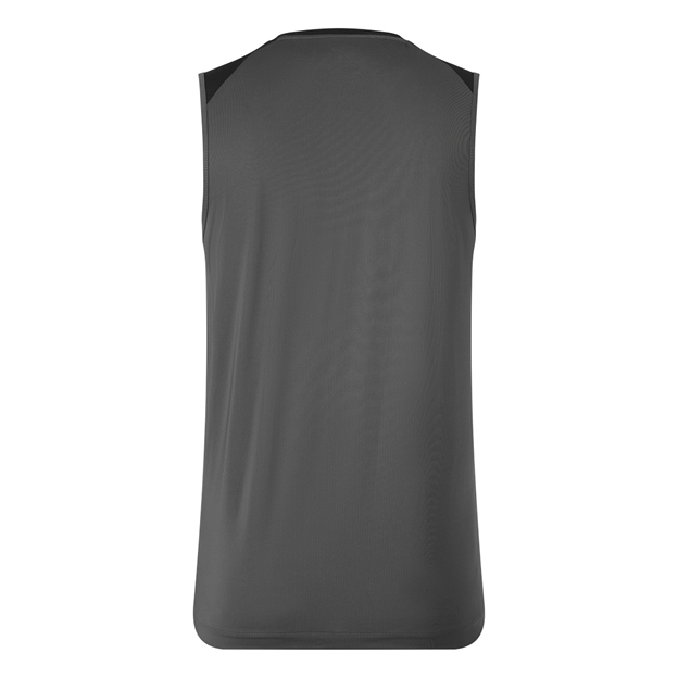 Bath Mens Performance Vest 26/27 Gunmetal - Back View