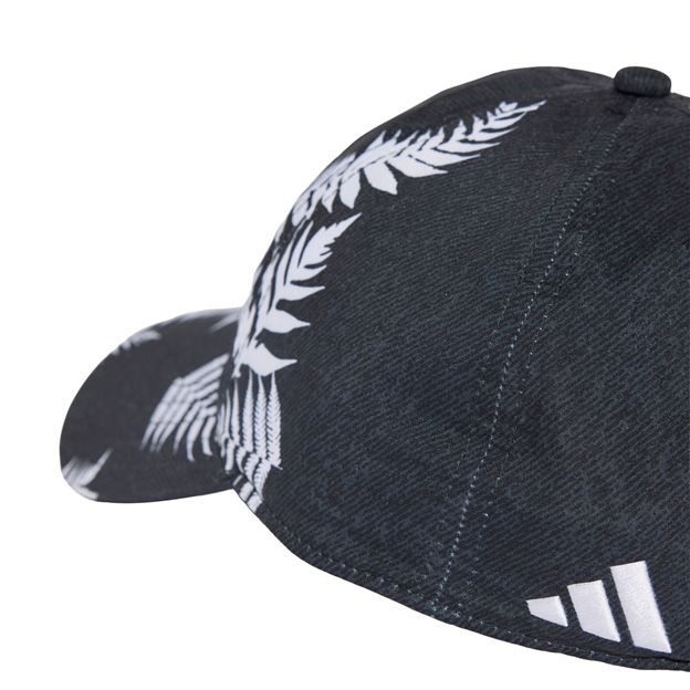 All Blacks Adults 'Greatest Rivalry' Denim Cap 26/27 All Black - Detail Close-up