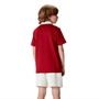 British and Irish Lions Junior Short Sleeve Classic Rugby Shirt - Red - Model Back 