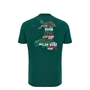 Wales Junior Cotton Fanline T-Shirt 25/26 Green - Back 