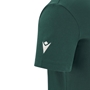 Wales Junior Cotton Fanline T-Shirt 25/26 Green - Macron Logo 