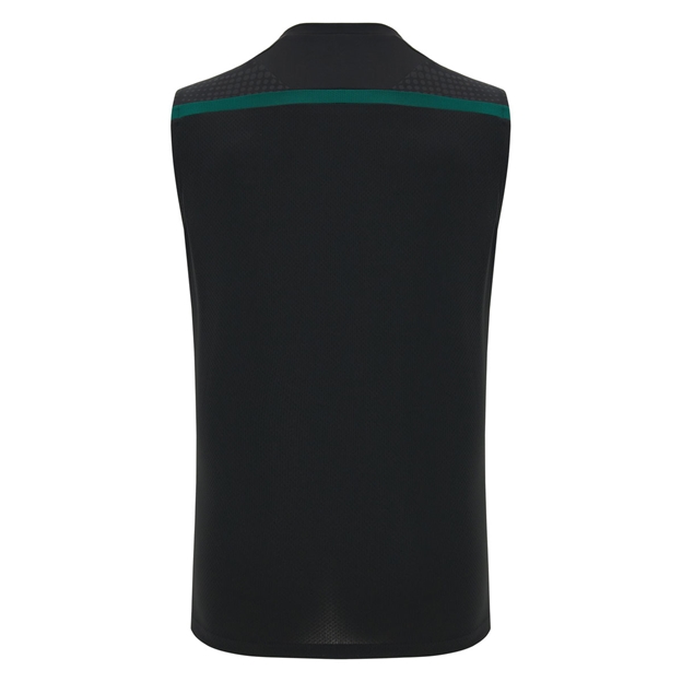 Wales Mens Training Vest 26/27 Black - Back View